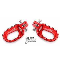 Pedane S3 CURVE Hard Rock Ergal (Rosso)